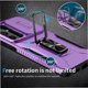 thumbnail image 3 of Funda Armada para Samsung Galaxy S25 FE con Tapa Deslizante y Soporte Magnético Giratorio Morado, 3 of 5