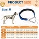 thumbnail image 2 of Collares de Cadena para Perros Uxcell, Collar para Perros sin Tirones Ajustable Reflectante de Nylon con Cadena de Acero Aleado, (M-20 Pulgadas, Azul Oscuro), 2 of 7