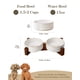thumbnail image 2 of Juego de comederos para perro MALACASA con soporte de madera de nogal y 1,5 tazas, cerámica, 2 of 8