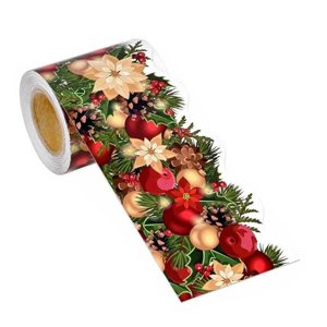 Bothyi - Borde Recortado Álbum De Recortes Ventana Regalo Hogar Pared Tablón De Anuncios De Navidad Adhesivo