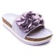 thumbnail image 3 of Sandalia Mujer Morado Flowers Chancleta, 3 of 3