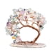 thumbnail image 2 of Fortuna De La Decoración Del Hogar Del árbol De La Piedra Preciosa Del Cuarzo Rosa Para El Fluorita Del Hogar De La Boda Del Coche, 2 of 5