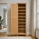 thumbnail image 3 of Zapatero de Madera de Pino Organización Vertical y Diseño - Beige - 60x40x180 cm, 3 of 3