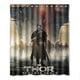 thumbnail image 1 of Cortina de ducha de la película Thor, juego de cortinas de baño con ganchos, tamaño 60 x 72 pulgadas, 1 of 3