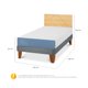 thumbnail image 3 of Cama Europea Excellence 1.5 Plaza Base Normal, 3 of 8