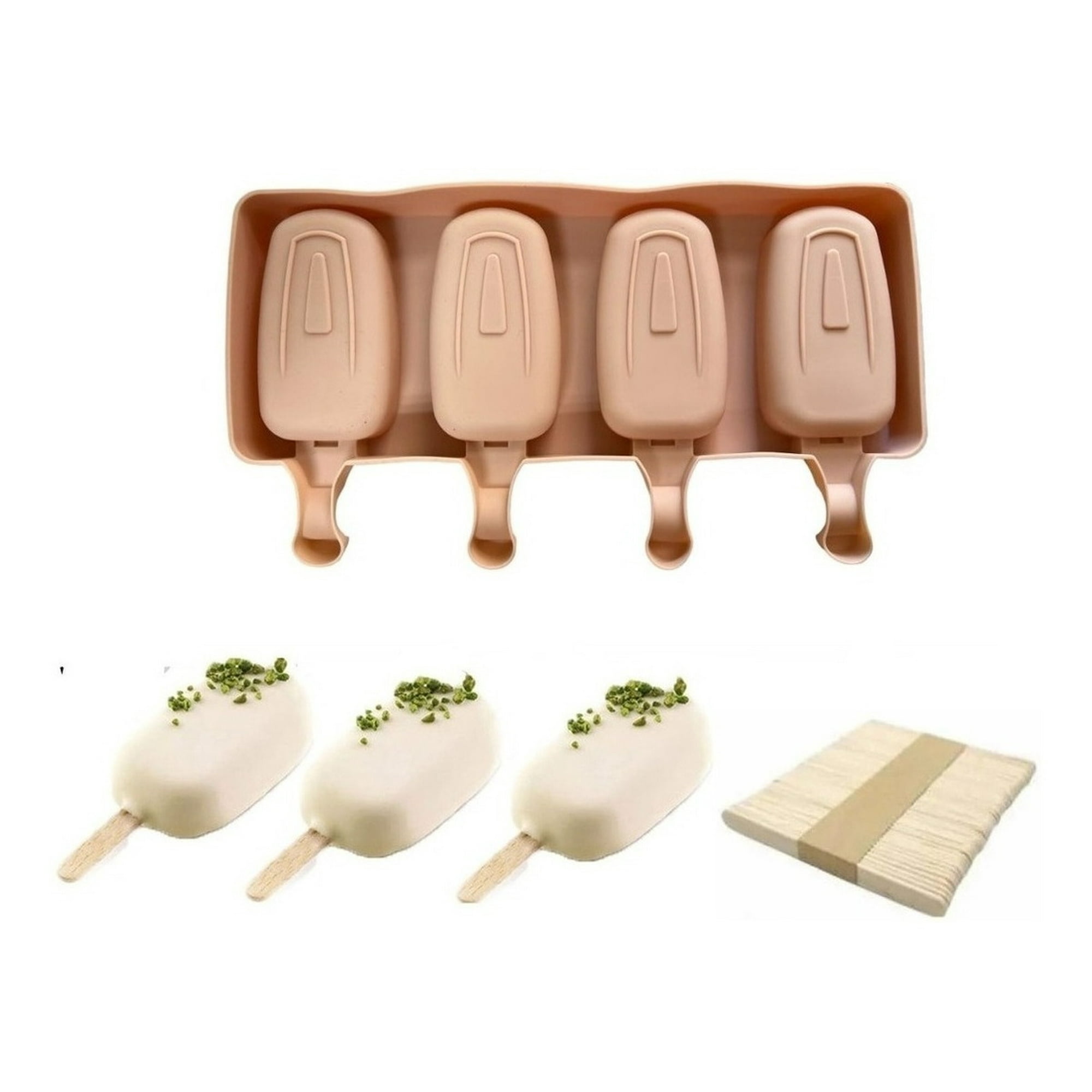 Genérico - Moldes De Silicona Para Helados Molde Paletas Helado Paletas