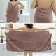 thumbnail image 3 of 1pc Antibacterial Coral Velvet Bath Dress for Women - Water Absorbing Pool Towel with Bamboo Charcoal Fiber - Versatile and Wearable Bath Skirt - 55x29.5in - Perfect Bathroom Accessory, 3 of 4