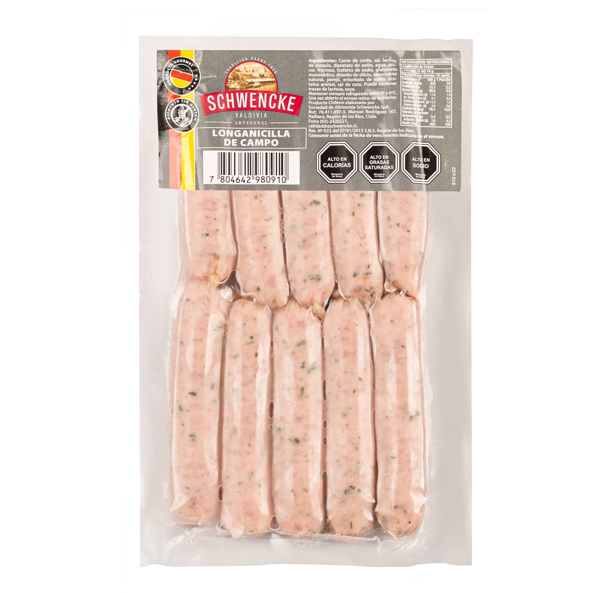 Longanicilla De Campo 10 Un 160 g SCHWENCKE