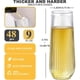 thumbnail image 2 of Copas plásticas para champagne Lueumxc de 9 oz (266 ml), 2 of 3