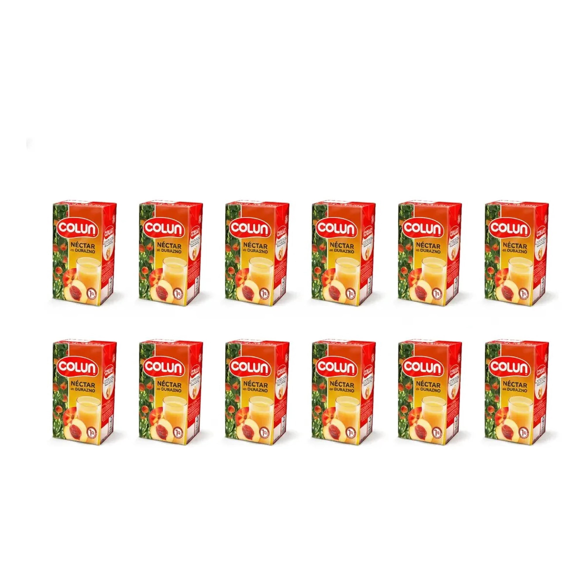Pack Jugo Tetrapack Colun Durazno Colun 12 X 1 L
