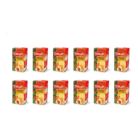 Pack Jugo Tetrapack Colun Durazno Colun 12 X 1 L