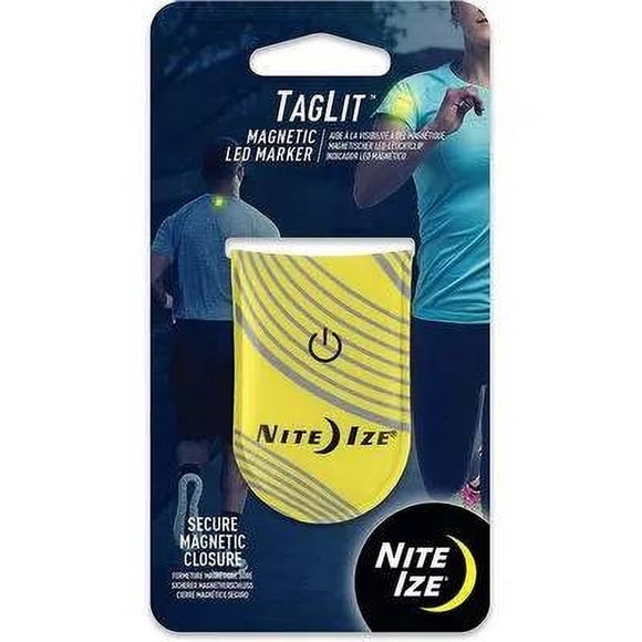 Luz de seguridad recargable TagLit para runners amarillo Nite Ize