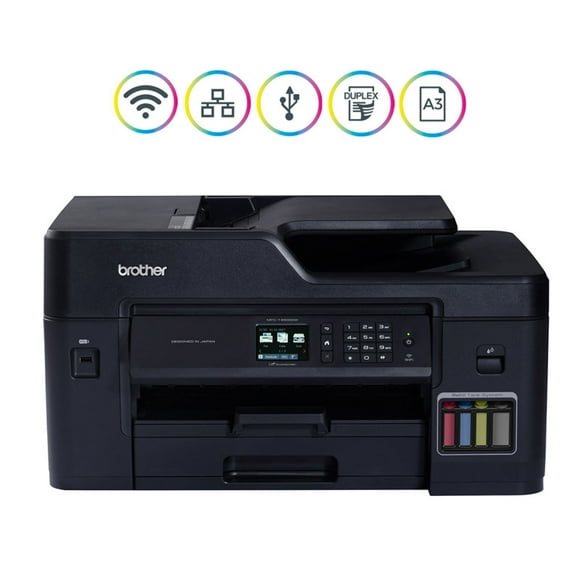 Impresora Multifuncional Inyección de Tinta MFCT4500DW hasta A3 con WiFi Negro