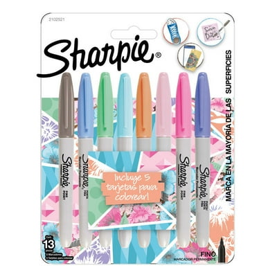 Pack 8 Marcadores Pastel, Punta Fina  Sharpie