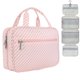 thumbnail image 1 of Bolsa de aseo colgante PAVILIA para viajes, resistente al agua, rosa, 1 of 7