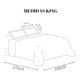 thumbnail image 3 of Cubrecama Quilt De Verano King Medida 250x270cm Delgado + 2 Fundas De Almohada CMVKING-GS-20, 3 of 3
