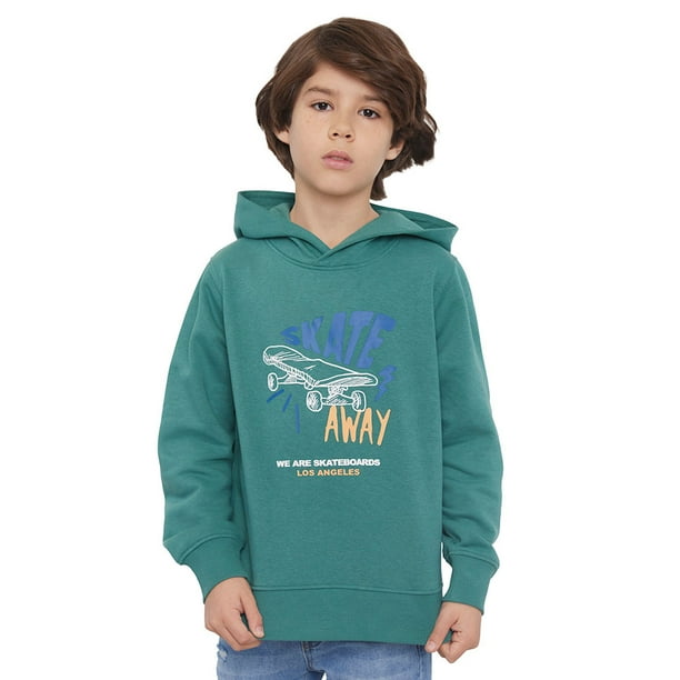 Polerón Niño Kids Canguro Verde Corona