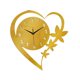 thumbnail image 1 of Reloj De Pared Acrílico Elegante Reloj Decorativo único Para Interior Oficina Dormitorio Oro, 1 of 5