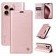thumbnail image 1 of Funda Billetera de Cuero para iPhone 16 Pro con Tarjetero y Soporte - Tapa Magnética Rosa, 1 of 6