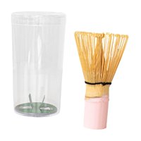 Bothyi - Batidor De Bambú Para Matcha, Cepillo Mezclador, Tradicional, Para Polvo De Té Verde Matcha, Mango Rosa