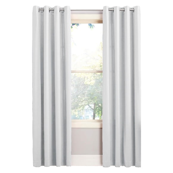 Cortina Blackout 100% 1 Paño 140x230cm Textura Lino blanco