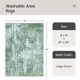 thumbnail image 2 of Alfombra Valenrug 244 cm × 152 cm Lavable con diseño abstracto verde salvia, 2 of 8