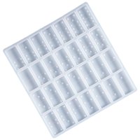Magideal - Resina De Dominó De 28 Cavidades, Silicona De Fundición Con Puntos, Juegos De Dominó, Flexible Para Colgantes De Arcilla, Fabricación