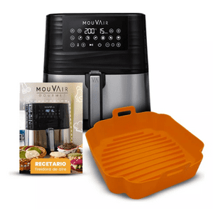 Freidora De Aire Mouvair Gourmet 5,5 Lts + Molde De Silicona