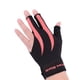 thumbnail image 4 of Mano izquierda Pool Cue Snooker Guante Deporte amigable con la piel para aficionados Profesionales Hecho de tela elástica Pulsera de ajuste ajustable , Rosa negro, 4 of 5