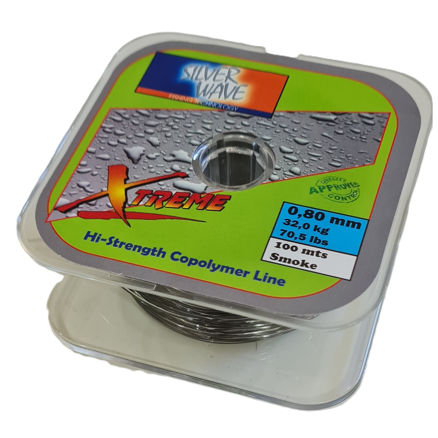 Silver Wave - Nylon Transparente Humo 0,80mm Bobina 100mts -