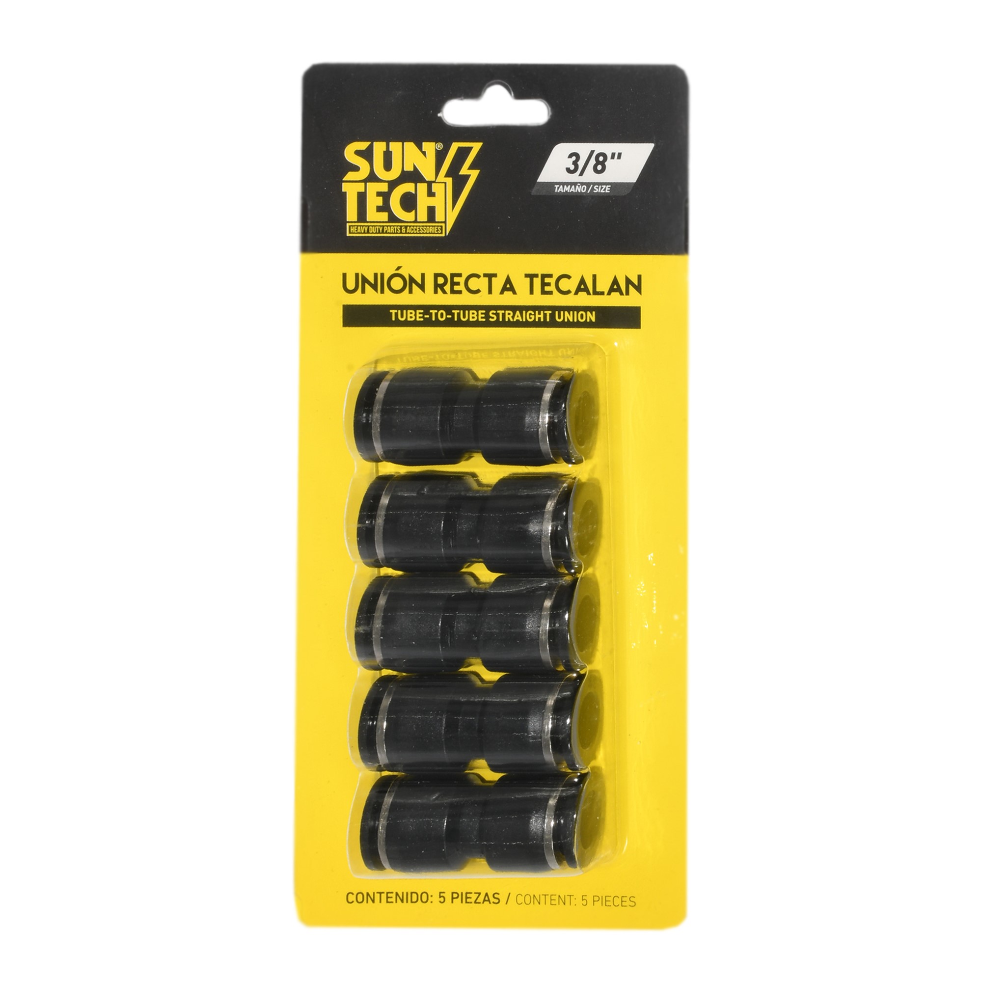 Suntech - Blister Union Recta Tecalan 3/8 Pulg