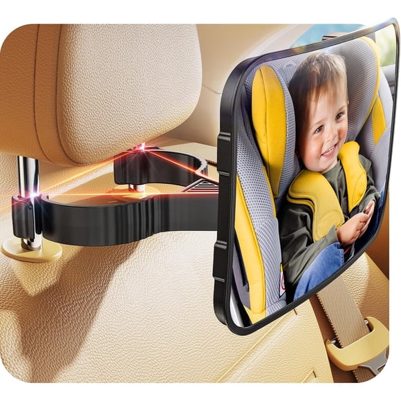 Espejo Auto Bebé TAZENI BBJ20 XL 360 Ajustable Shatterproof