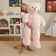 thumbnail image 5 of Oso de peluche HollyHOME de 122 cm, rosa, peluche de felpa, 5 of 9