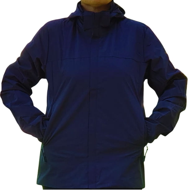 Chaqueta Hombre 100% Impermeable Cierre Con Gorro H81