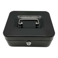 Magideal - Caja De Efectivo Con Ranura, Caja Con Cerradura, Caja De Ahorro De Dinero, Organizador De Dinero De Colección, Caja De Dinero Para Niños, Adultos, Niñ Negro
