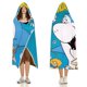 thumbnail image 3 of Jabberjaw Manta Capa con Capucha Anti-Bolitas, Manta de Lana Ártica Suave, Manta Portátil de Felpa Ligera y Lujosa, Poncho para Siesta en Casa y Oficina, 100*130cm, 3 of 6