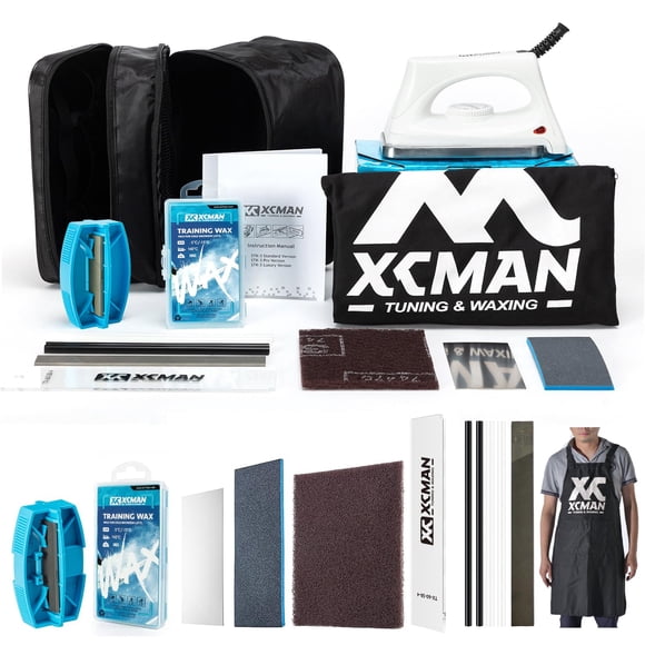 Kit de ajuste y depilación para esquís y tablas de snowboard XCMAN con enceradora