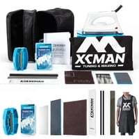 Kit De Ajuste Y Depilación Para Esquís Y Tablas De Snowboard Xcman Con Enceradora