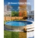 thumbnail image 4 of Revestimiento de piscina elevado VEVOR, redondo, 15 pies, de vinilo de calibre estándar, 4 of 9