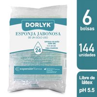 Esponja Jabonosa Desechable Dorlyk 144 Unidades