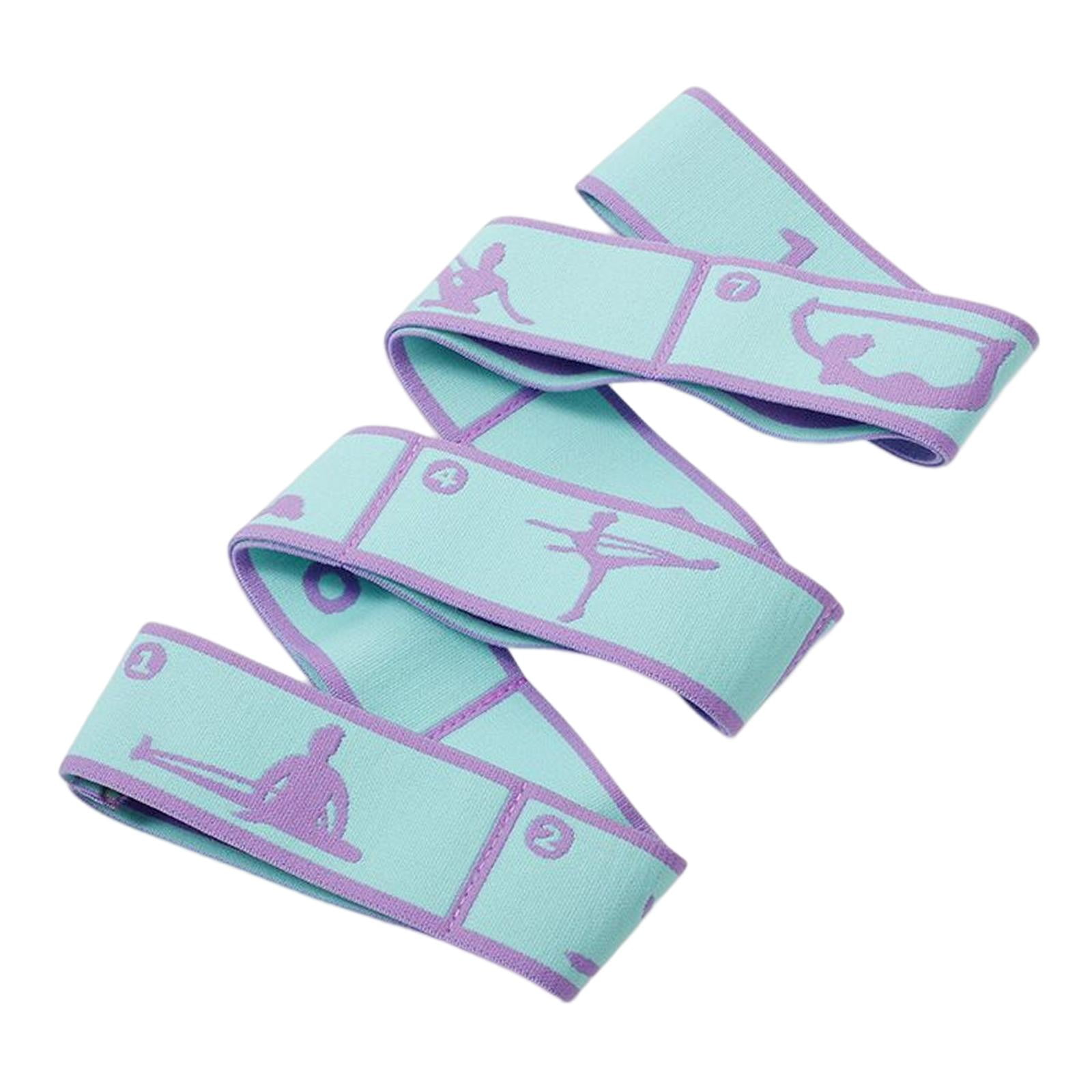 Ioensy - Banda De Resistencia Correas Cinturón De Estiramiento Auxiliar De Yoga Para Adultos Entrenamiento Azul