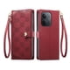 thumbnail image 1 of Funda Billetera con Cierre para [Xiaomi Redmi 15C] con Tarjetero, Soporte y Correa de ManoRojo, 1 of 5