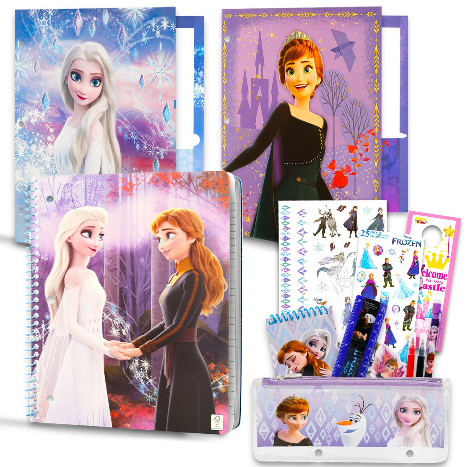 Set De Útiles Escolares Disney Frozen