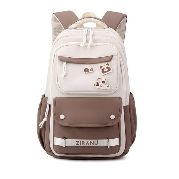College Student Double Backpack Schoolbag Korean Version Fashion Backpack Niche Large Backpack High Value Female Laptop bag