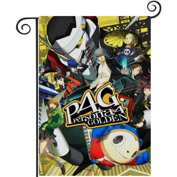 Persona 4 Golden-bandera de jardín temática. Regalo perfecto para fans, amigos y familiares, ideal para actividades al aire libre y decoración de fiestas.28CM*45CM