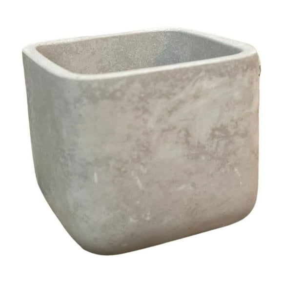 Maceta Cemento Cuadrangular 9cm - 672