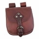 thumbnail image 2 of Riñonera De Cuero PU Steampunk Medieval, Riñonera Para Fiesta, Hombre, Rendimiento, Marrón, 2 of 3