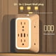thumbnail image 2 of Extensor de Enchufes JcBlaon 6 Tomas 4 Puertos USB Luz Nocturna, 2 of 7