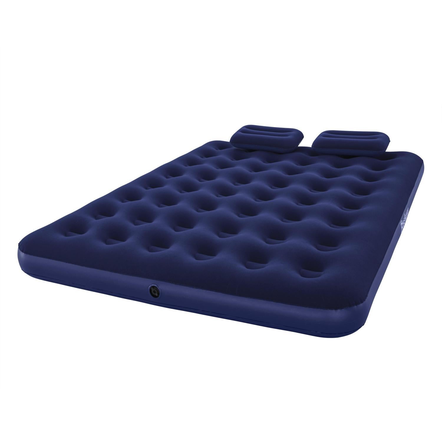 Colchón Inflable Queen + Inflador + 2 Almohadas Bestway