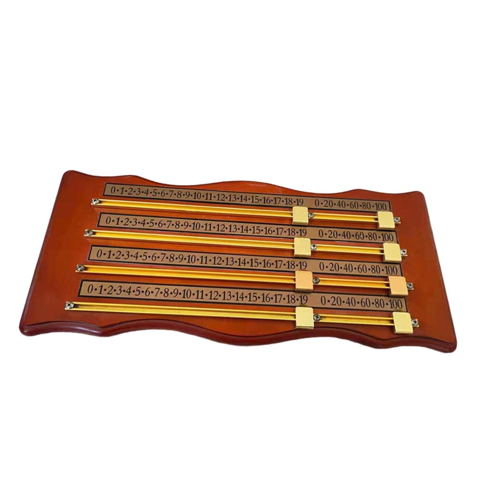 Magideal - Tablero De Puntuación De Billar Portátil, Tablero De Registro, Marcador De Puntuación, Equipo De Árbitro, Juegos De Mesa, Suministros Para El Hogar,